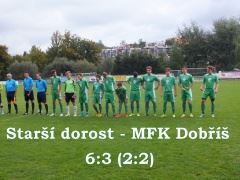 4.kolo KPSD: Starší dorost v okresním derby přestřílel Dobříš