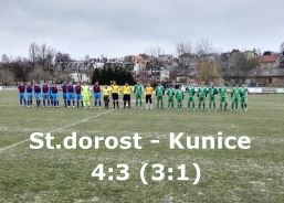 13.kolo KPSD: Starší dorost se po dlouhé době mohl radovat z výhry