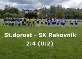 21.kolo KPSD: Starší dorost nezvládl závěr domácího utkání