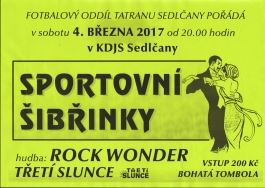 SPORTOVNÍ ŠIBŘINKY 2017 - 4.března!!!