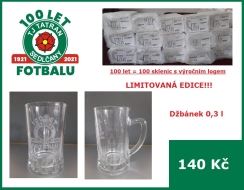 NOVINKA VE FANSHOPU: Třetinka s vypískovaným výročním logem 100 let fotbalu v Sedlčanech!