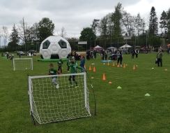 Mladí zájemci si mohli vyzkoušet fotbal na akci 